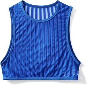 Men's Sexy Mesh Crop Tank Top for Party and Clubwear