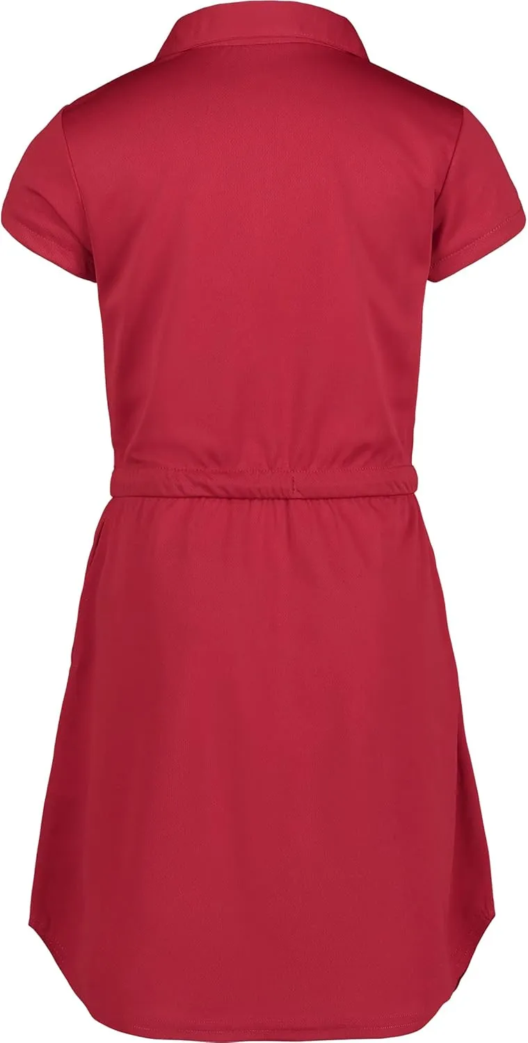 Nautica Girls' School Uniform Short Sleeve Polo Dress
