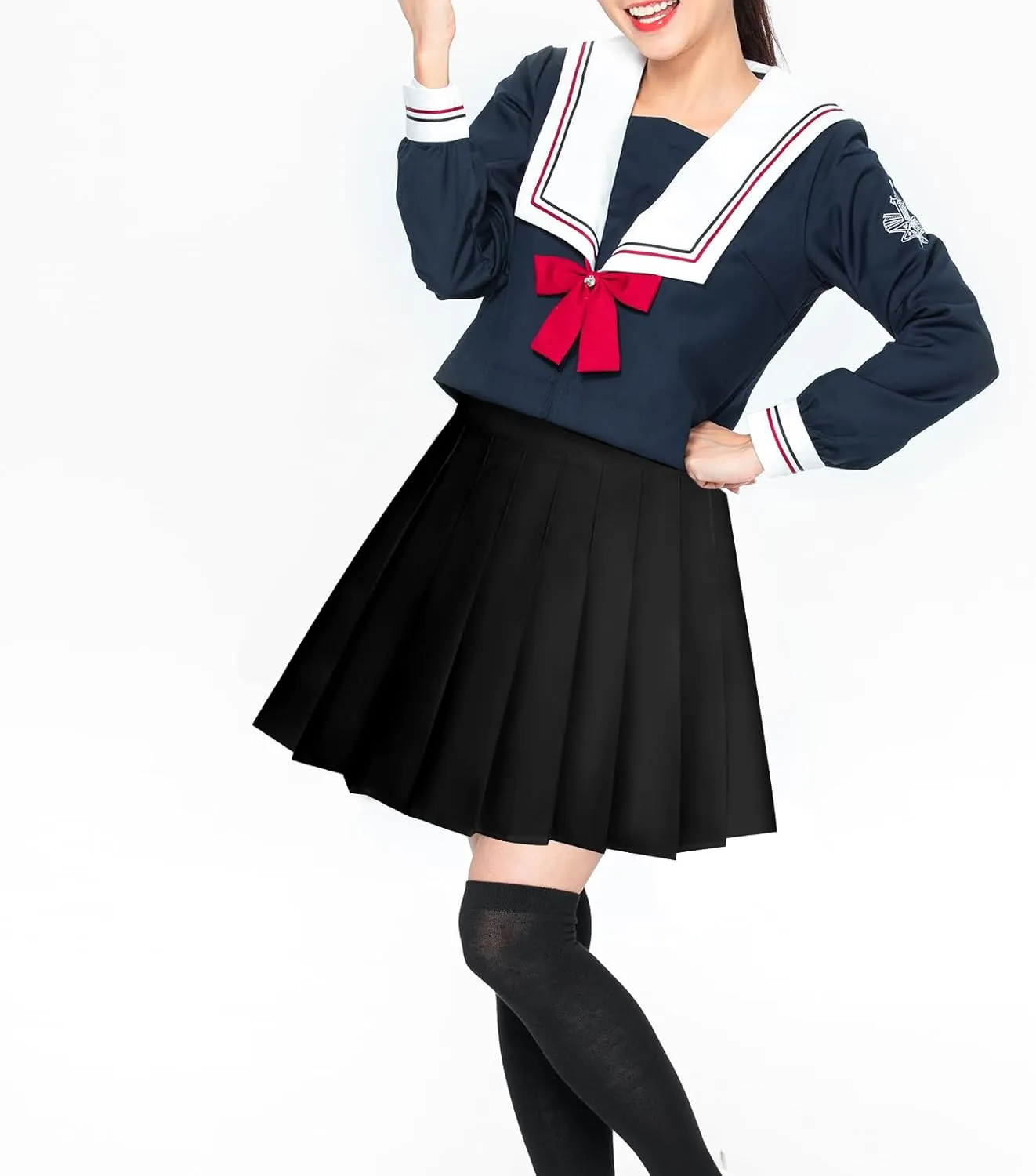 Rbenxia Womens Girl High Waisted Pleated Skirt A-Line Mini Skirt School Uniform Skater Tennis Skirts with Lining Shorts