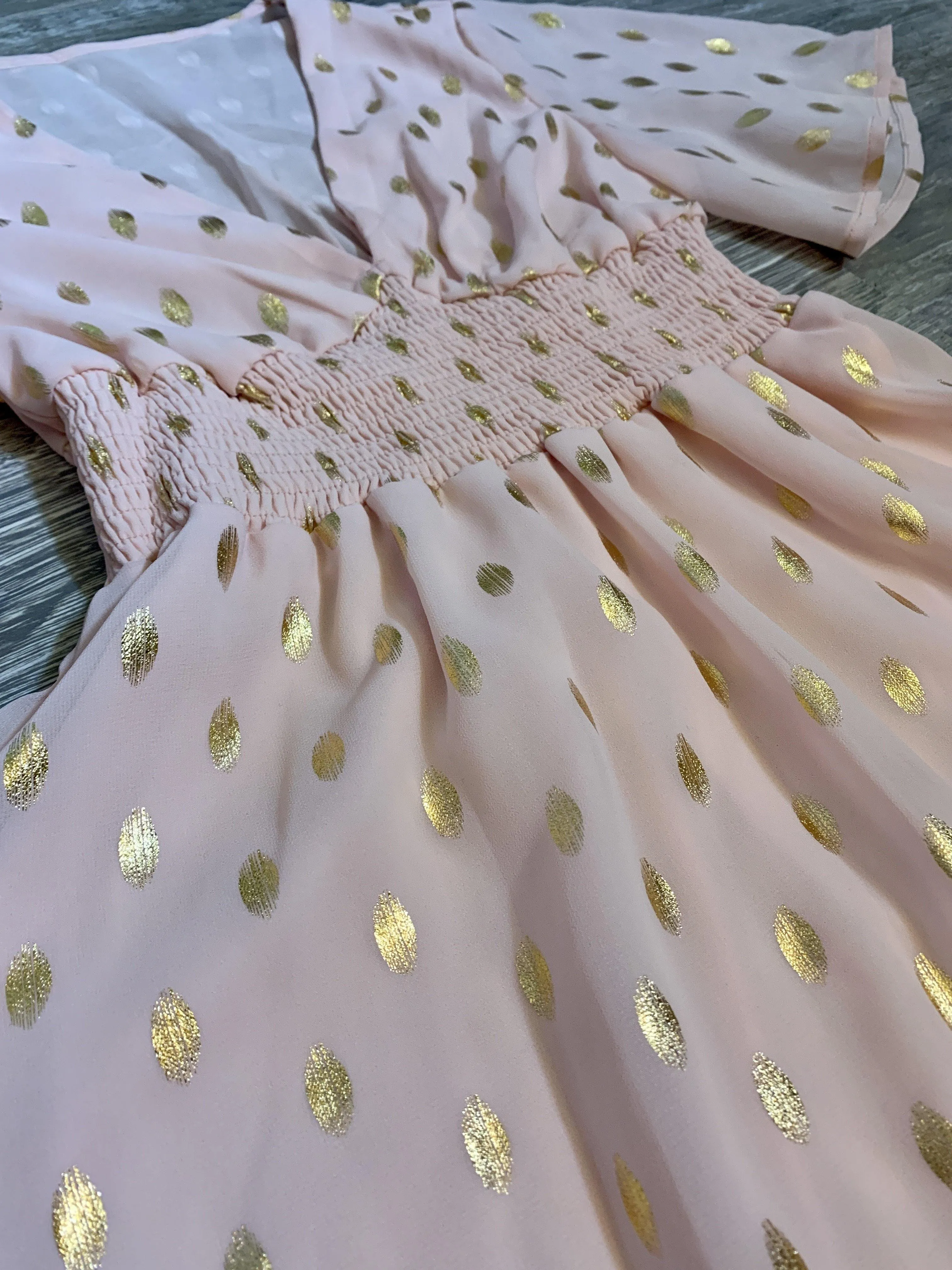 Thurn Golden Mini Dress